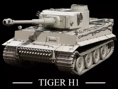 Tiger H1 - Base Mesh 3D model