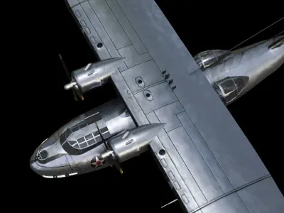 Consolidated PBY Catalina  Low-poly 3D model