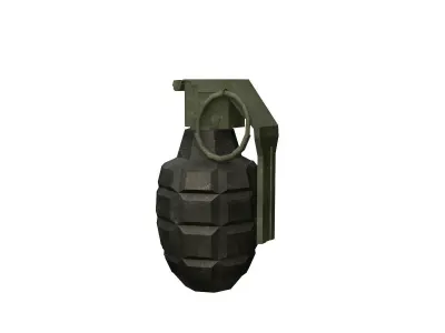 Grenade Pack Low-poly 3D model