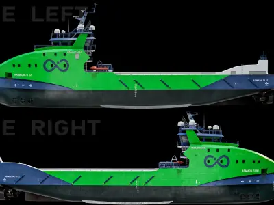  Offshore Supply Vessel Armada 7802 USV Mothership PBR 