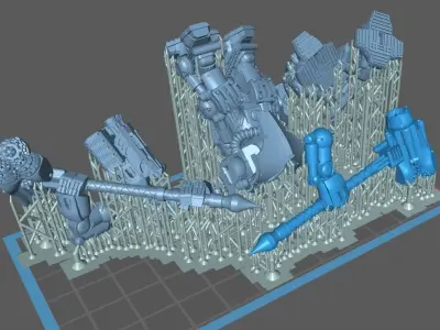 Praefecti Warsuits - Assault Configuration 3D print model