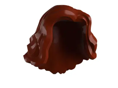 Custom3Dprint Minifigure Accessory - Minifigure Hair S2 - 054 3D print model