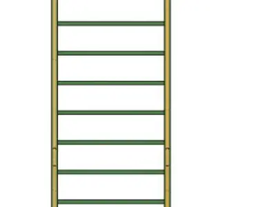 Stairs stair treads and risers 3D model