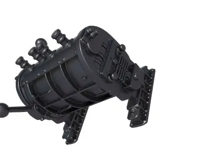Industrial Furnace - Industrial oven 3D print model purchase