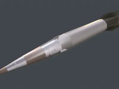 Vulcano GLR 155mm Low-poly 3D model