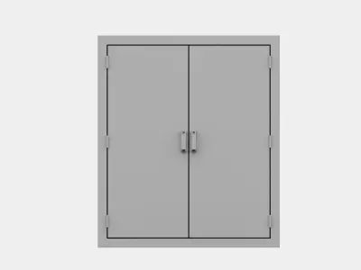 Caisson de protection Free low-poly 3D model