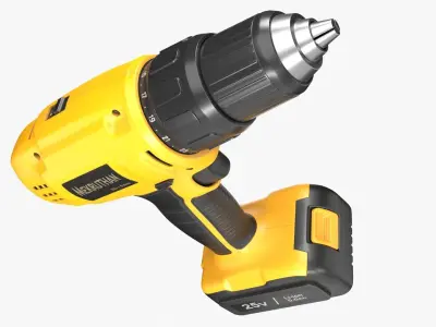 Cordless Drill 01 Concept  3D model