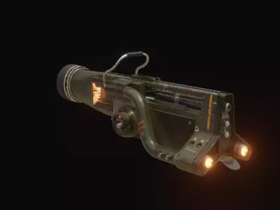 Hand Gun 3D model buy