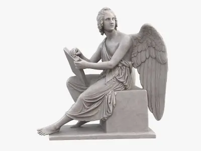 Sitting Angel 3D model