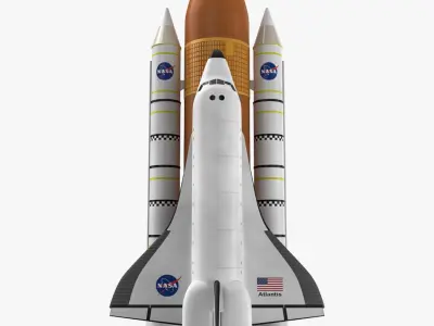 Space Shuttle 3D model 4