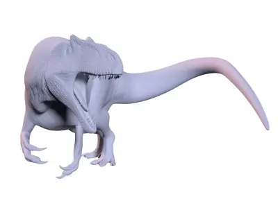 allosaurus 3dprint 3D print model