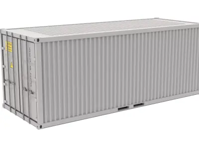 20 ft Container Battery Storage 3D model