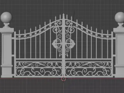 Warehouse Classic Gate 3D print model