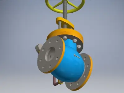STEAM STOP VALVE 3D model