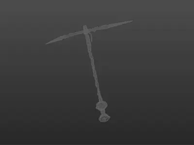 Ancient Pickaxe 3D model