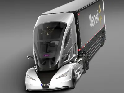 Walmart Truck 2015 3D model