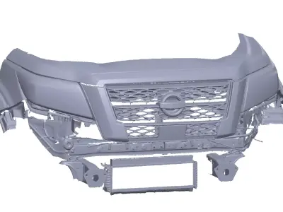 3D SCANNING REAL SCALE NISSAN NP300 2024 3D model