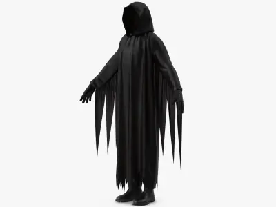 Hooded Costume 10 3D model