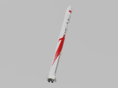 Zhuque-2 Launch Vehicle Blender-FBX 3D model