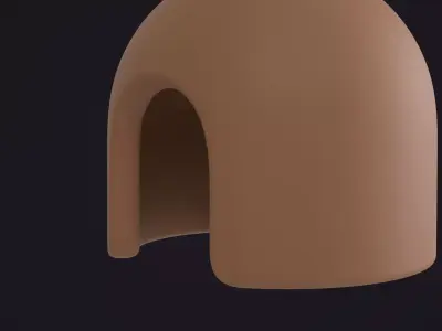 Mud Hut 3D model