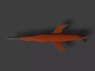 Kratos BQM-177 Low-poly 3D model