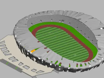 Grand Stadium 3D model