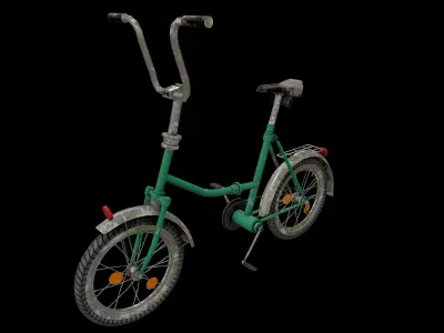Bicycle Low-poly 3D model buy