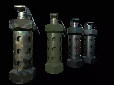  Stun grenade   flashbang Low-poly 3D model