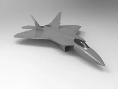 F 22 Raptor 3D print model