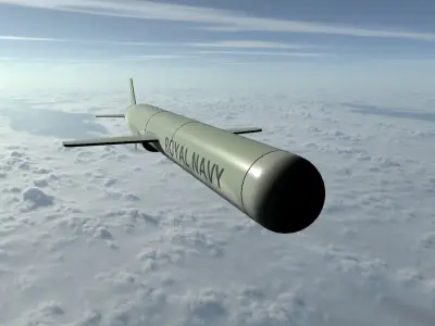 Tomahawk Missile Low-poly 3D model