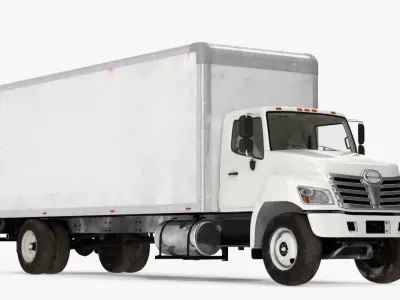 Commercial Box Truck 3D model
