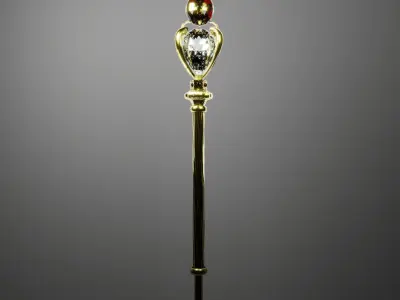Scepter 3d model 3D model