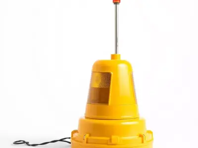 Yellow Signal Beacon model pack Low-poly 3D model