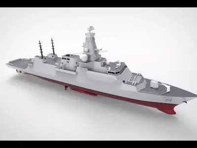 Frigate Type 26 3D model