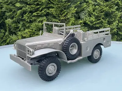 Dodge WC51 - scale model kit FDM 3D print model