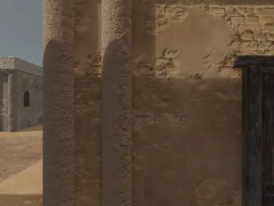Deserted Coastal Settlement 3D model
