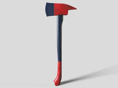 Fire Axe Game Ready 3D model