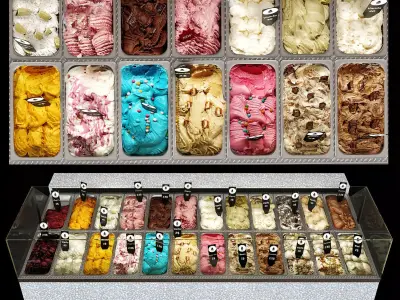 Ice Cream store 3D model purchase