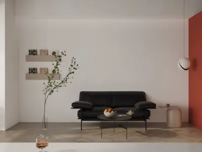  Office interior scene 27 3D model