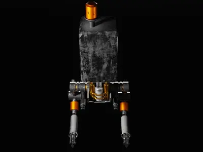 Sci-Fi Drone By Nikdox Low-poly 3D model