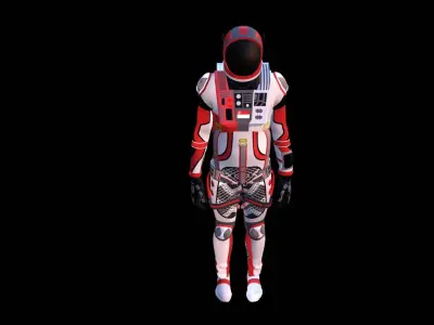 Astronaut Spacesuit Singapore 3D model
