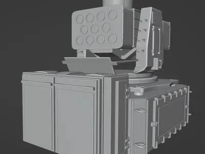 Searam Naval CIWS Modern  Military  3D model