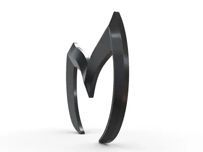 mazda devil logo 3D model