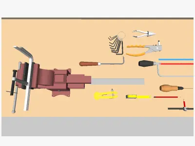 AT factory first half 3D model