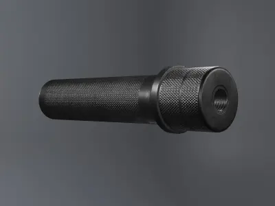 PBS-1 Russian Silencer Low-poly 3D model