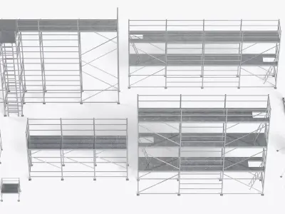 -Scaffoldings Set- 3D model