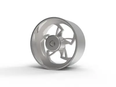 FIRE RUCCI FORGED WHEEL 3D print model