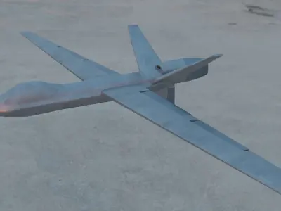 MQ 9 Reaper UAV model for 3d printing Free 3D print model