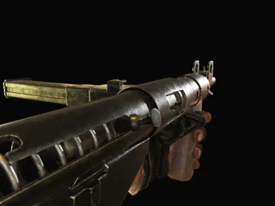 Sten MK5 Free low-poly 3D model