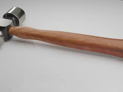 3D Hammer Low-poly 3D model